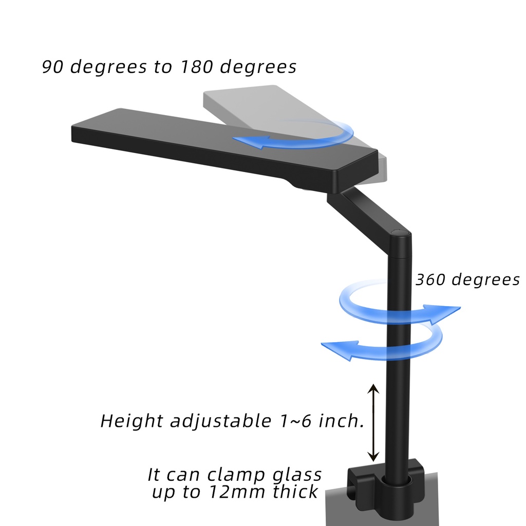 （การจัดส่งที่รวดเร็ว)15 วัตต์ LED Full Spectrum Nano Aquarium Light, โคมไฟพิพิธภัณฑ์สัตว์น้ำพร้อมตัวจับเวลา, การควบคุมแอพอัจฉริยะตู้ปลาไฟ RGB LED, พระอาทิตย์ขึ้นดวงอาทิตย์ดวงจันทร์, โหมด DIY, แสงคลิป - รูปที่ 4