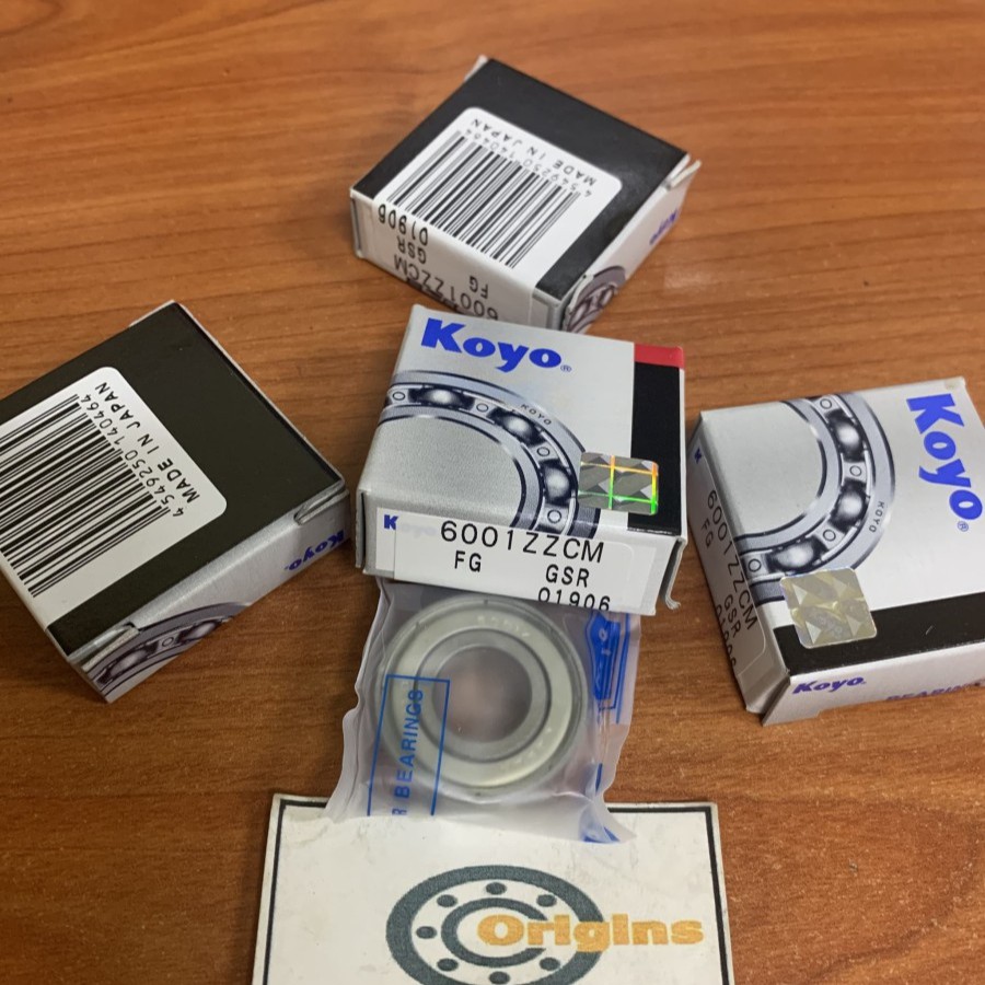 แบริ่ง 6001 ZZ KOYO JAPAN 6001ZZ