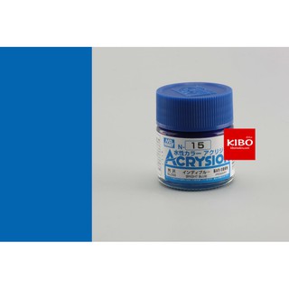 สีสูตรน้ำ ACRYSION COLOR N15 BRIGHT BLUE (Gloss) 10ml