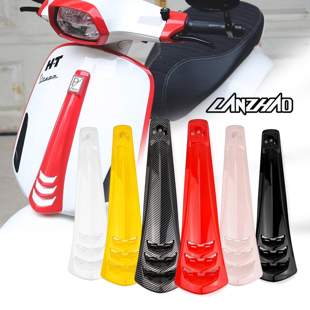 ฝาครอบทรัมเป็ต สกูตเตอร์ สีดําด้าน สําหรับ VESPA Sprint Primavera 150 2019-2024 ดั้ง บังแตร สำหรับ