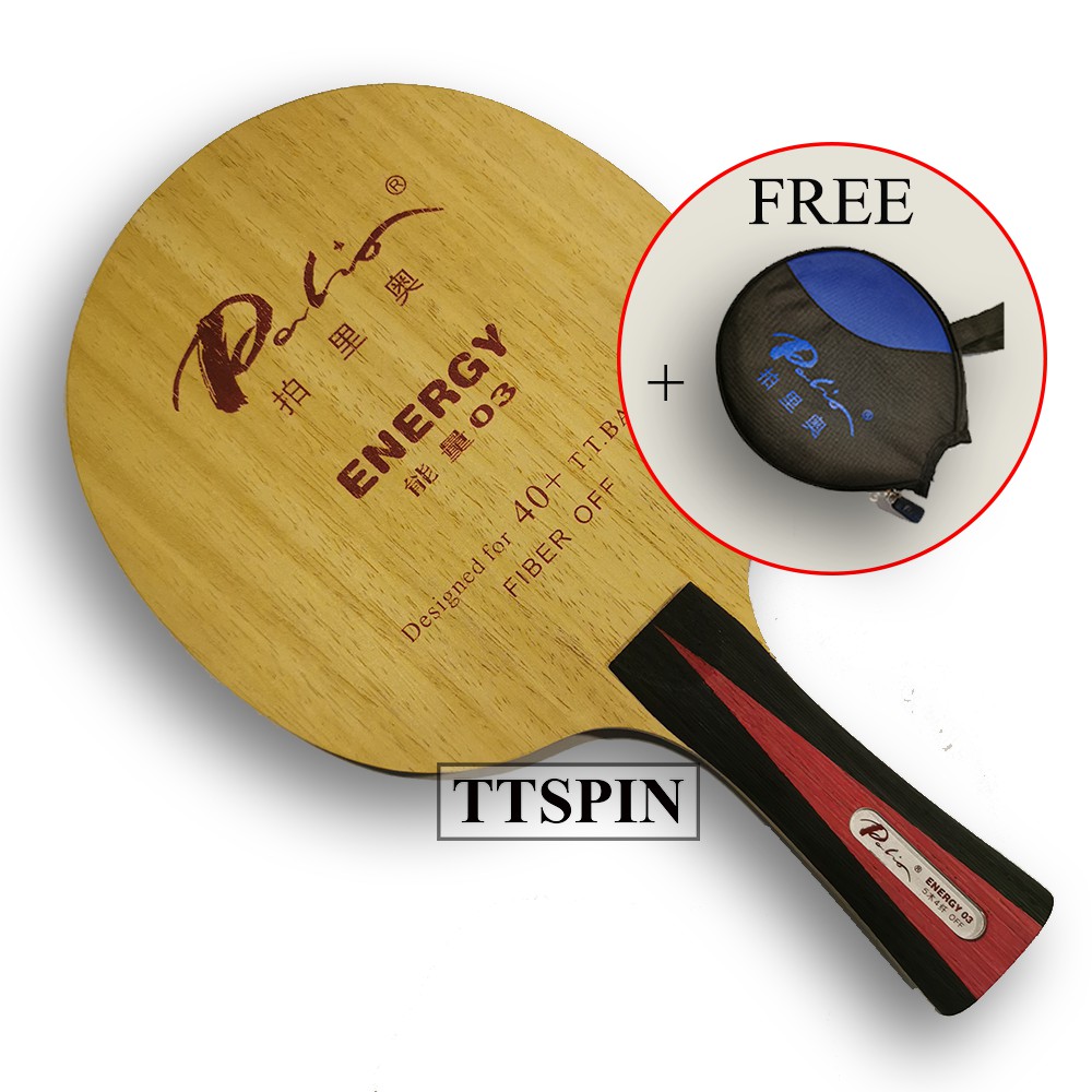 Palio Energy 03 - ไม้ปิงปอง Pingpong Wood Blade Bet Fiber OFF Carbon