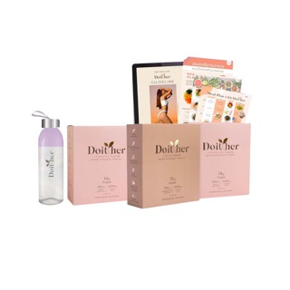 โปรโมชั่น : Doitther  Fit course ชุดโปรตีน ไฟเบอร์ 3 กล่อง พร้อมขวดน้ำและอีบุ๊คโปรแกรมออกกำลังกาย