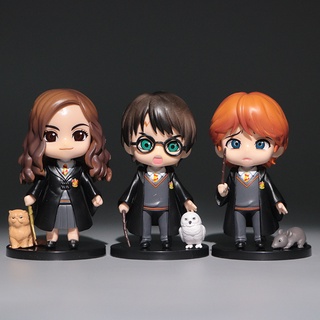 โมเดลตุ๊กตา Harry Potter Ron แฮนด์เมด 3 ชิ้น สําหรับตกแต่งรถยนต์