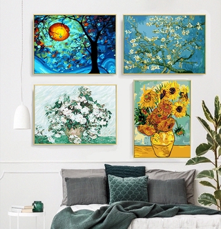 Spe Van Gogh ภาพจิตรกรรมบนผ้าใบ Diy ไม่มีกรอบรูป Van Gogh  S สําหรับตกแต่งบ้าน Xzfg 01dhw