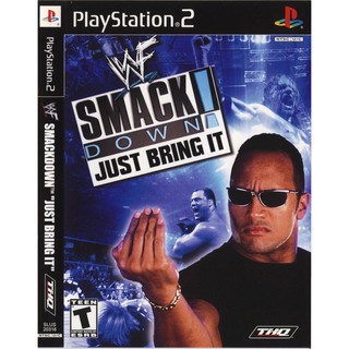 แผ่นเกมส์ WWF Smack Down! Just Bring It PS2 Playstation 2 คุณภาพสูง ราคาถูก