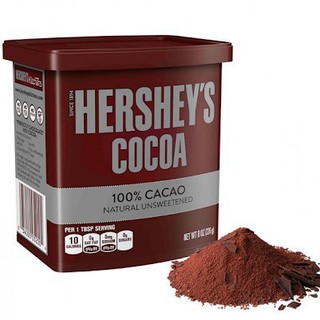 Hershey Cocoa Powder เฮอร์ชี่ส์โกโก้ผง 100% 8 ออนซ์ เฮอร์ชี่ส์โกโก้ผง 100% สูตรธรรมชาติไม่หวาน