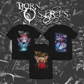 T-shirt  เสื้อยืด พิมพ์ลายวง Born Of Osiris Series DTG Cornit สําหรับผู้ชายS-5XL