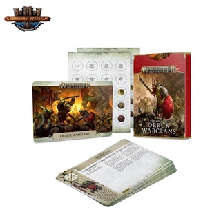 [พร้อมส่ง]WARHAMMER:WARSCROLL CARDS:  ORRUK WARCLANS (ENG) การ์ดประกอบการเล่น