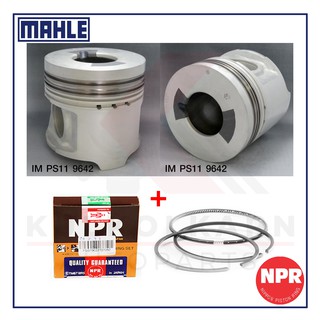 MAHLE ลูกสูบ+แหวน NPR สำหรับ ISUZU EX550, GIGA, ZX รุ่นเครื่อง 6WG1-TC