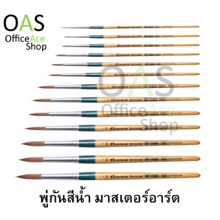 MASTER ART Water Color Brush พู่กันสีน้ำ หัวกลม จิตรกรน้อย มาสเตอร์อาร์ต