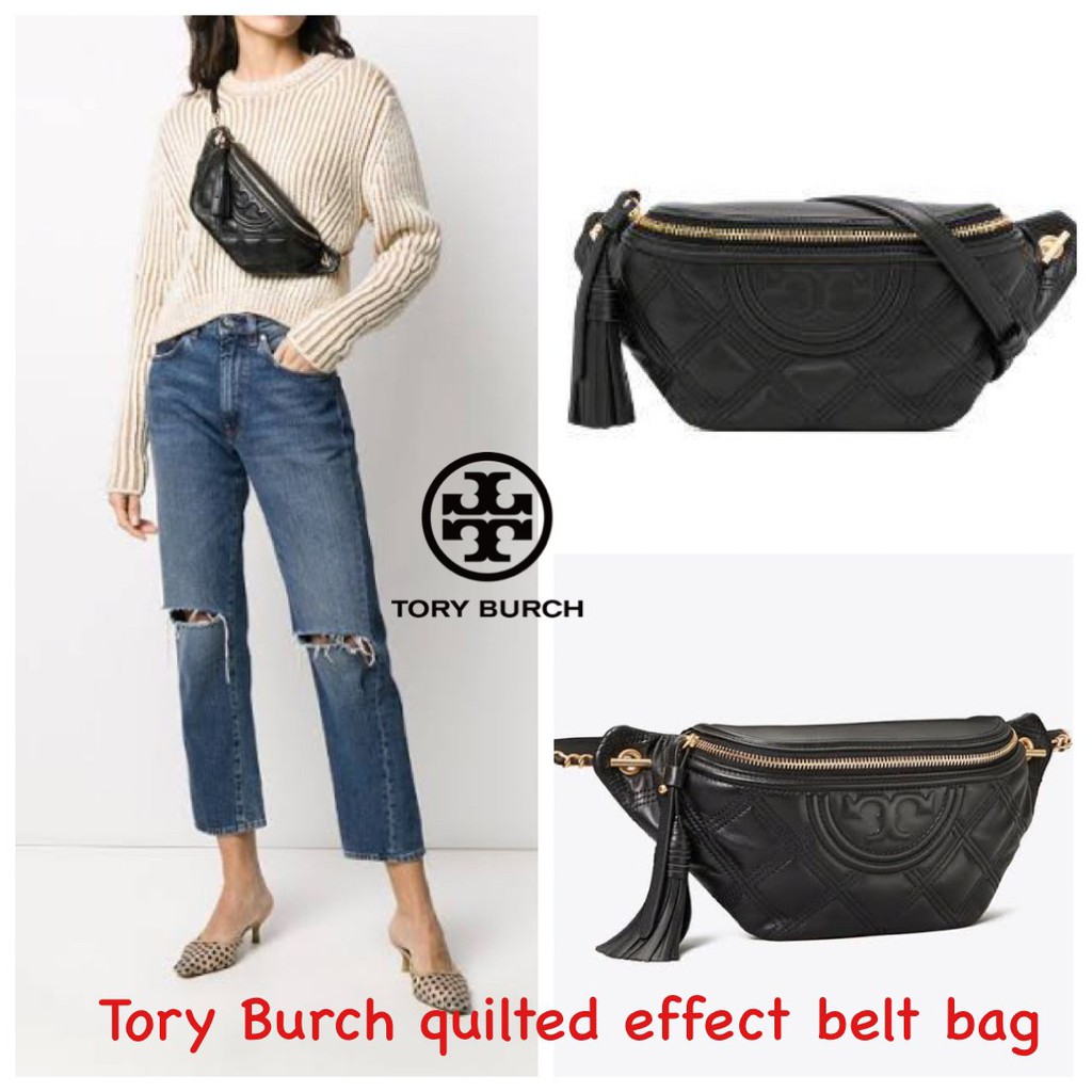กระเป๋าคาดเอว กระเป๋าคาดอก Tory Burch quilted effect belt bag สัมผัสได้ถึงความหรูหรา