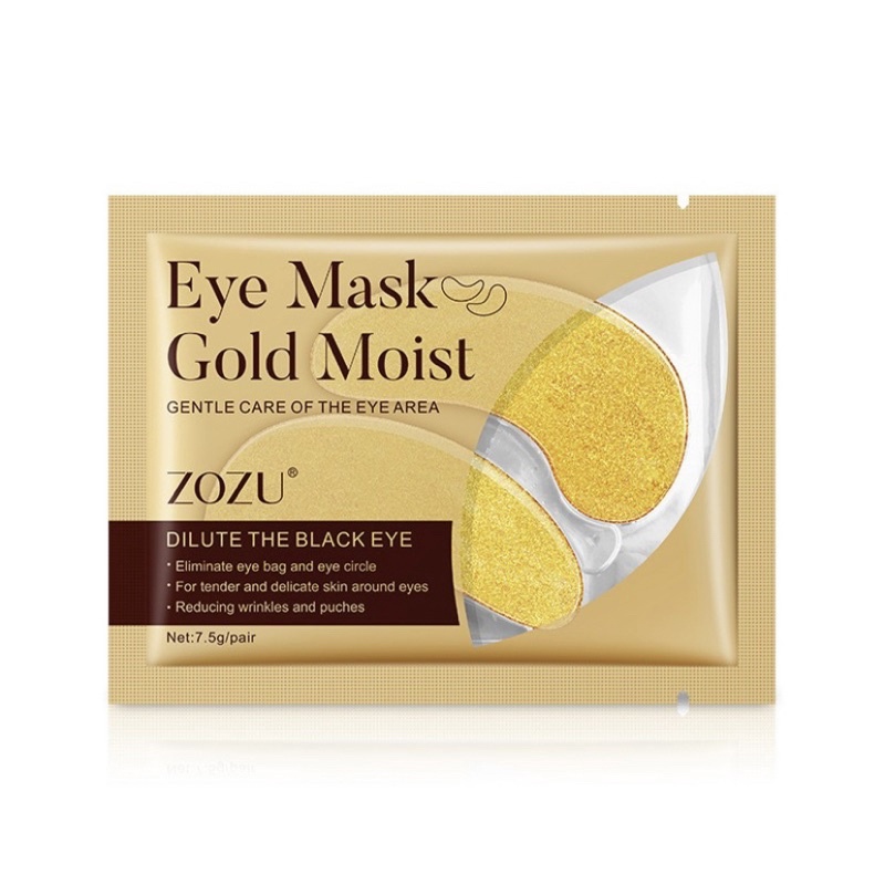 ZoZu Eye Mask Gold Nourish Gentle care of the eye area แผ่นมาร์คใต้ตาทองคำ 10mL