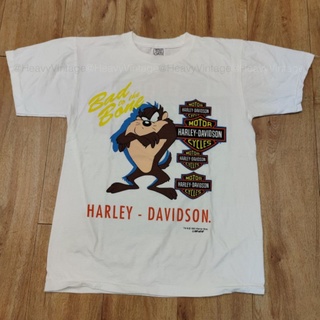 HARLEY TAZMANIA @1993 เสื้อลายการ์ตูน เสื้อวง เสื้อทัวร์ เสื้อฮาเลย์การ์ตูน