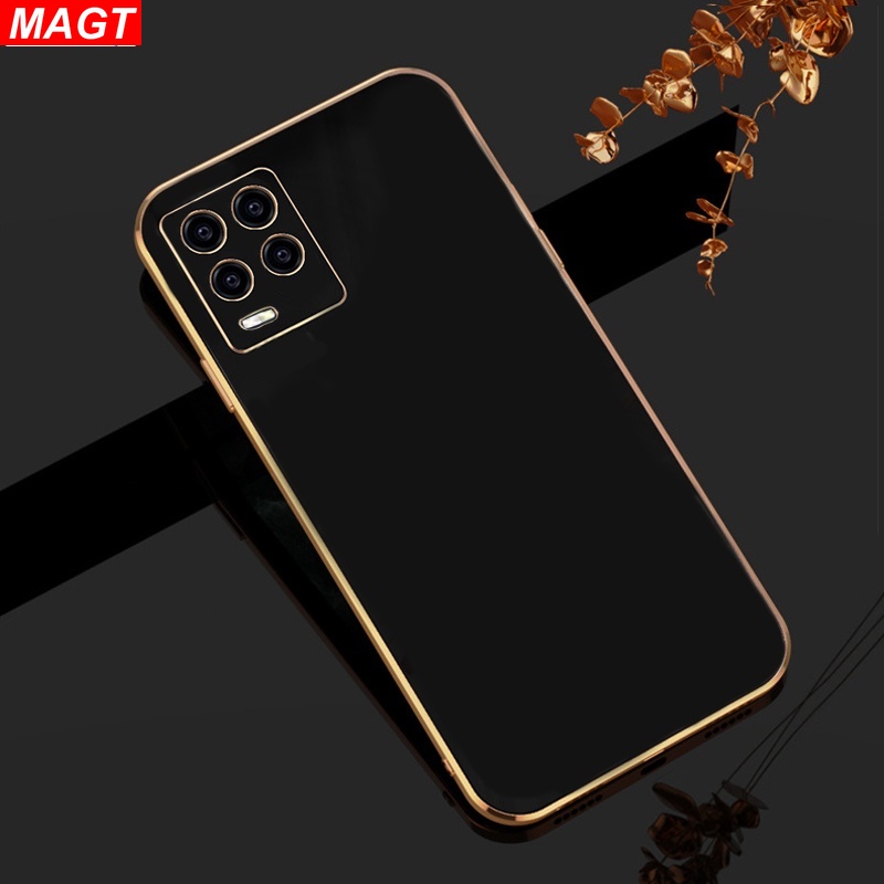 เคสโทรศัพท์มือถือ ยางนิ่ม กันกระแทก ลายใบไม้ 6D เรียบง่าย สําหรับ Realme C53 C55 C35 C30S C21Y C25Y C15 5i 6i C3 XT GT Neo2