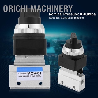 [คลังสินค้าใส]Orichi Machinery Mov-01 2-Way G1/8 เครื่องวัดอากาศนิวเมติก 1 ชิ้น