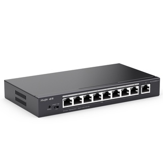 Ruijie Reyee RG-ES209GC-P 8-Port 1000Mbps PoE/PoE+, 1 Uplink Port, Managed Switch