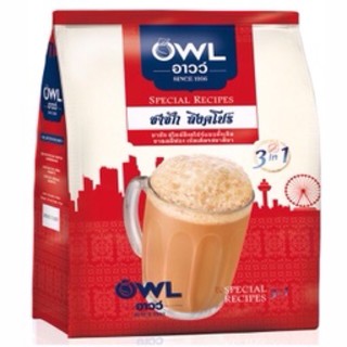 ชาชัก อาวว์ OWL ชานมมีฟองเข้มเต็มรสชาติชา สไตล์สิงคโปร์แบบดั้งเดิม ( 12ซอง ฟรี 3ซอง )