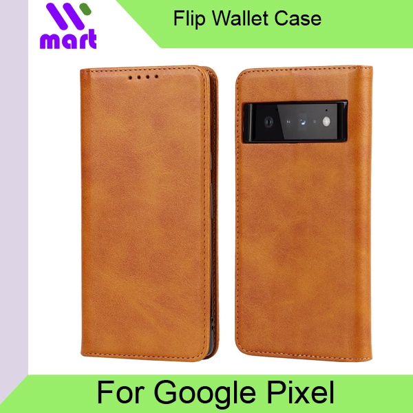 Flip Wallet Case สําหรับ Google Pixel 10 Pro XL / 9 / Pixel 8A / Pixel 7 Pro / Pixel 6A / 5 / Pixel 