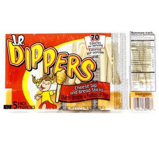 J.r Dippers Cheese Dip &amp; Sticks 97g  เจอาร์ดิปเปอร์ชีส97กรัม