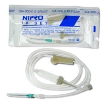 Exp: 2024-03 สายน้ำเกลือ IV Set Nipro 20 Drops