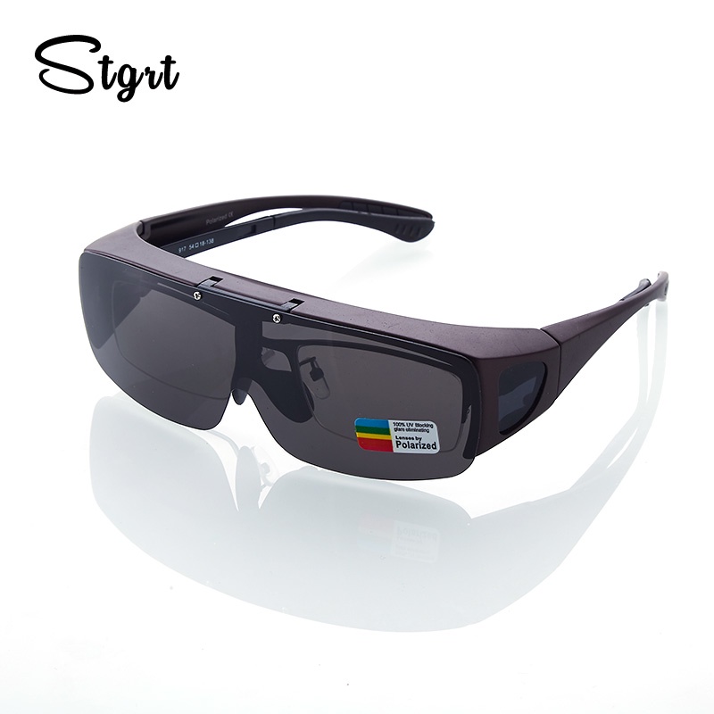 Stgrt Men Fit Over Sunglasses Polarized Plastic Frame With Lens Folding ...