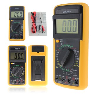 DT-9208A Digital Multimeter Volt Amp Ohm Hz AC/DC Temperature Hertz Tester