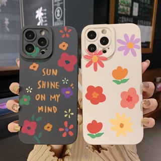 เคสป้องกันโทรศัพท์มือถือ ขอบสี่เหลี่ยม ลายดอกไม้ สําหรับ Infinix Hot 12i 10S 11 10 Play 11S 10i Smart 6 HD X6511 X657B X6512 Note 12 G96