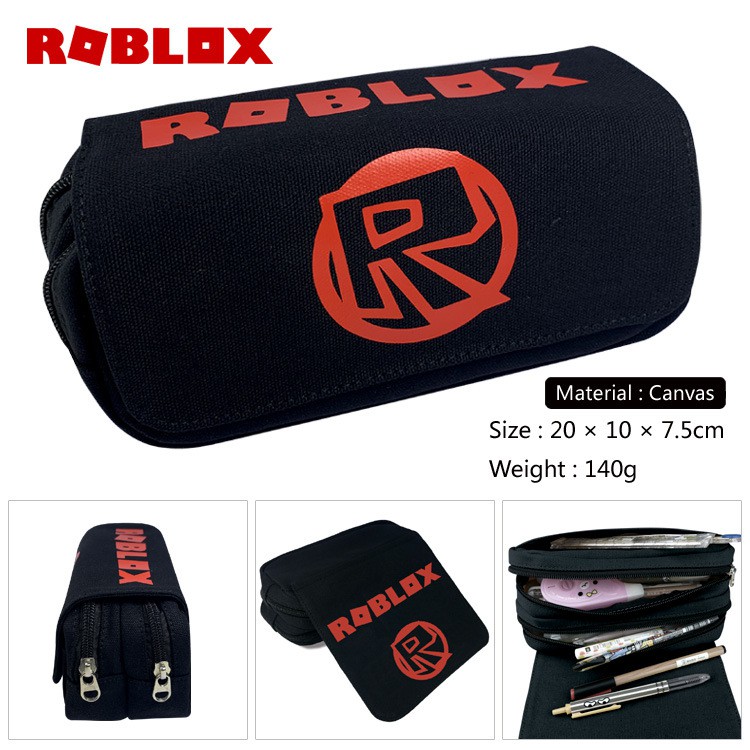 Game Virtual World Roblox Pattern Zipper Student Canvas Stationery Pencil Bag Gifts Shopee Thailand - ซอทไหน 3d roblox games pattern printing backpack casual