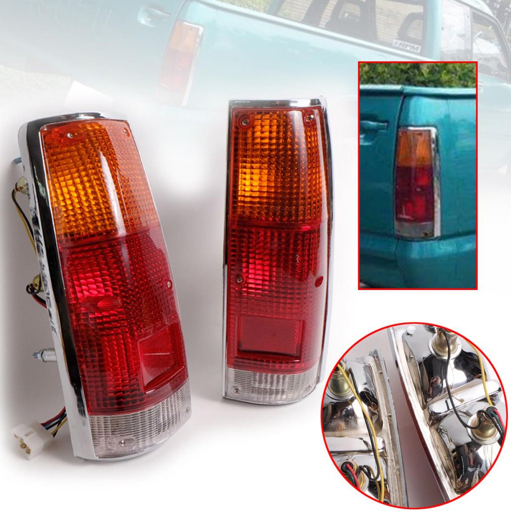ไฟทาย ขอบโครเมี่ยม อีซูซุ ISUZU KBZ LUV KB21 1983 - 1988 จำนวน 1 คู่