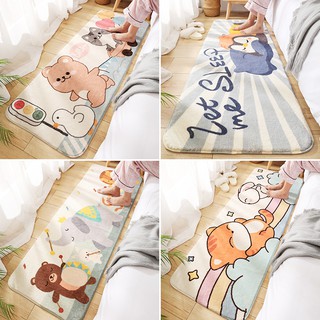 🎁 [พร้อมส่ง][NEW] พรมเช็ดเท้า พรมห้องน้ำ พรมขน พรมขนนุ่ม พรมแต่งบ้าน พรมแต่งห้อง พรมยาว ลาย ใหญ่ ชุด6