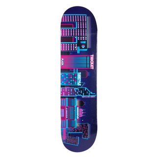 Tricket Thaistyle x Thanacineplex Neon City Skateboard Deck 8"