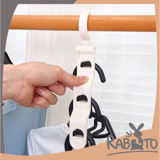 【ถูกที่สุด】RABITO【KM1281】ไม้แขวนเสื้อ ไม้แขวนเสื้อประหยัดพื้นที่ ที่แขวนเสื้อ ไม้แขวนเสื้อแนวตั้ง