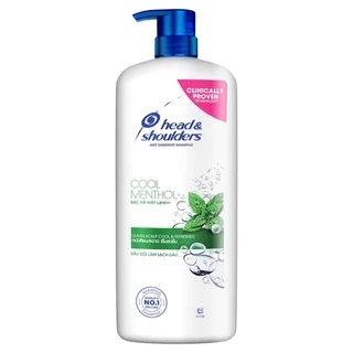 [ทั้งหมด 2 ขวด] เฮดแอนด์โชว์เดอร์ แชมพู คูลเมนทอล 1200 มล. HEAD & SHOULDERS SHAMPOO COOL MENTHOL 1200 ML.