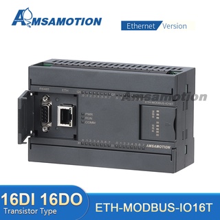 Sz YY ETH-MODBUS-IO16T RTU โปรโตคอล RS485 PLC โมดูลขยาย 16 ช่องทาง อินพุต เอาท์พุต ทรานซิสเตอร์ ดิจิทัล