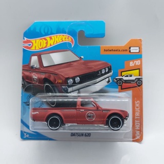 รถเหล็กHotwheels DATSUN 620 สีแดง JDM แพคสั้น (ib25)oh