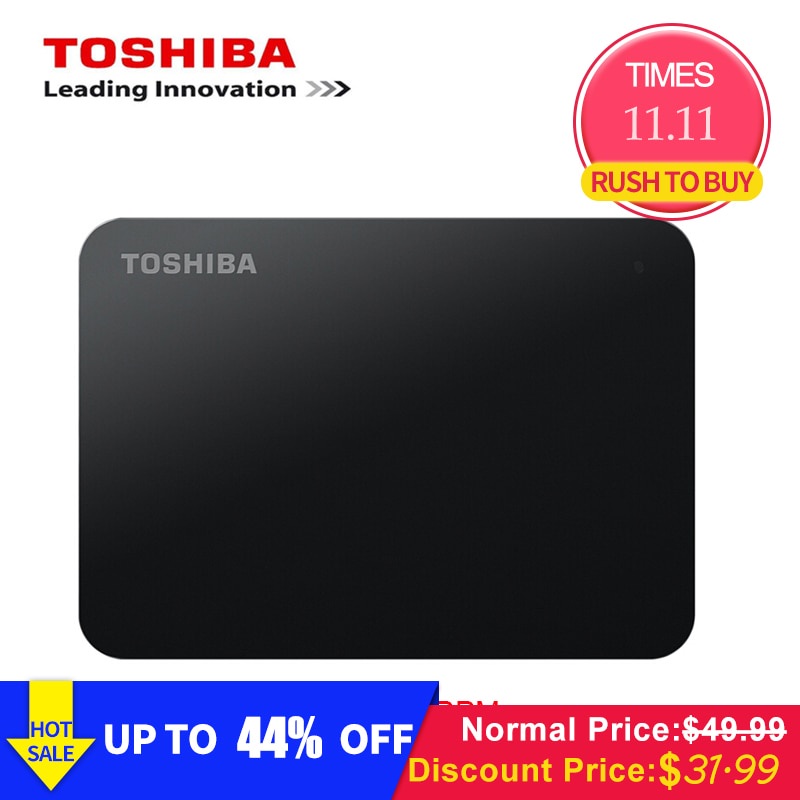 Toshiba 1TB 500GB External HDD 2.5" USB 3.0 5400RPM External Hard Drive 1TB Hard Disk Drive
