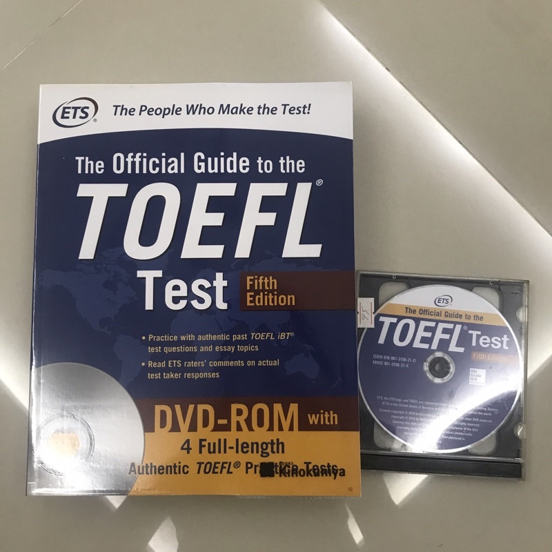 พร้อมส่ง! หนังสือสอบ TOEFL ETS The Official Guide to the TOEFL test with DVD หนังสือเตรียมสอบ TOEFL 