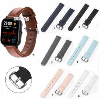 สายนาฬิกาข้อมือหนัง สําหรับ Huami Amazfit GTS2 GTS4 mini GTS3 GTS2e Neo GTS 2 3 4 2e