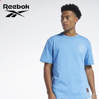 เสื้อยืดแขนสั้น คอกลม พิมพ์ลาย Reebok Reebok แฟชั่นฤดูใบไม้ผลิ สําหรับผู้ชาย