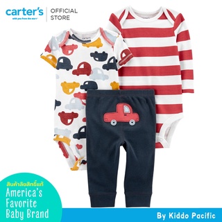 Carters Bodysuit+Pants 3Pc Red-Cars L8 คาร์เตอร์เสื้อชุดเซทบอดี้สูท 3 ชิ้น