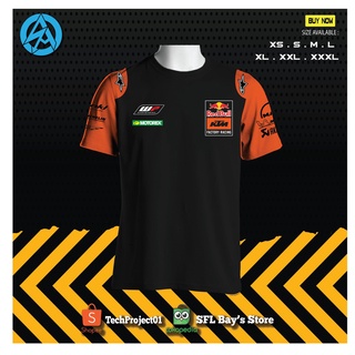 ใหม่ เสื้อยืด ลายทีมแข่งรถ KTM MotoGP คุณภาพดี 2021
