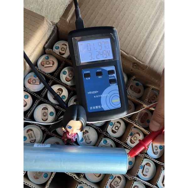 แบตเตอรี่​ LiFePo4 33140​ ​3.2V15AH สปอร์ตแผ่นนิกเกิลแล้ว