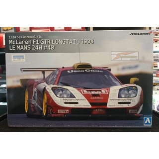 Aoshima 1/24 McLaren F1 GTR Longtail 1998 Le Mans 24H #40