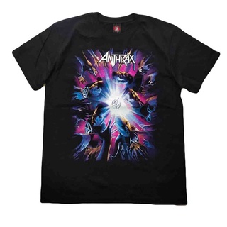 คอลูกเรือ❐♣เสื้อยืดวง ANTRAX / ANTRAX t-shirts-4XL