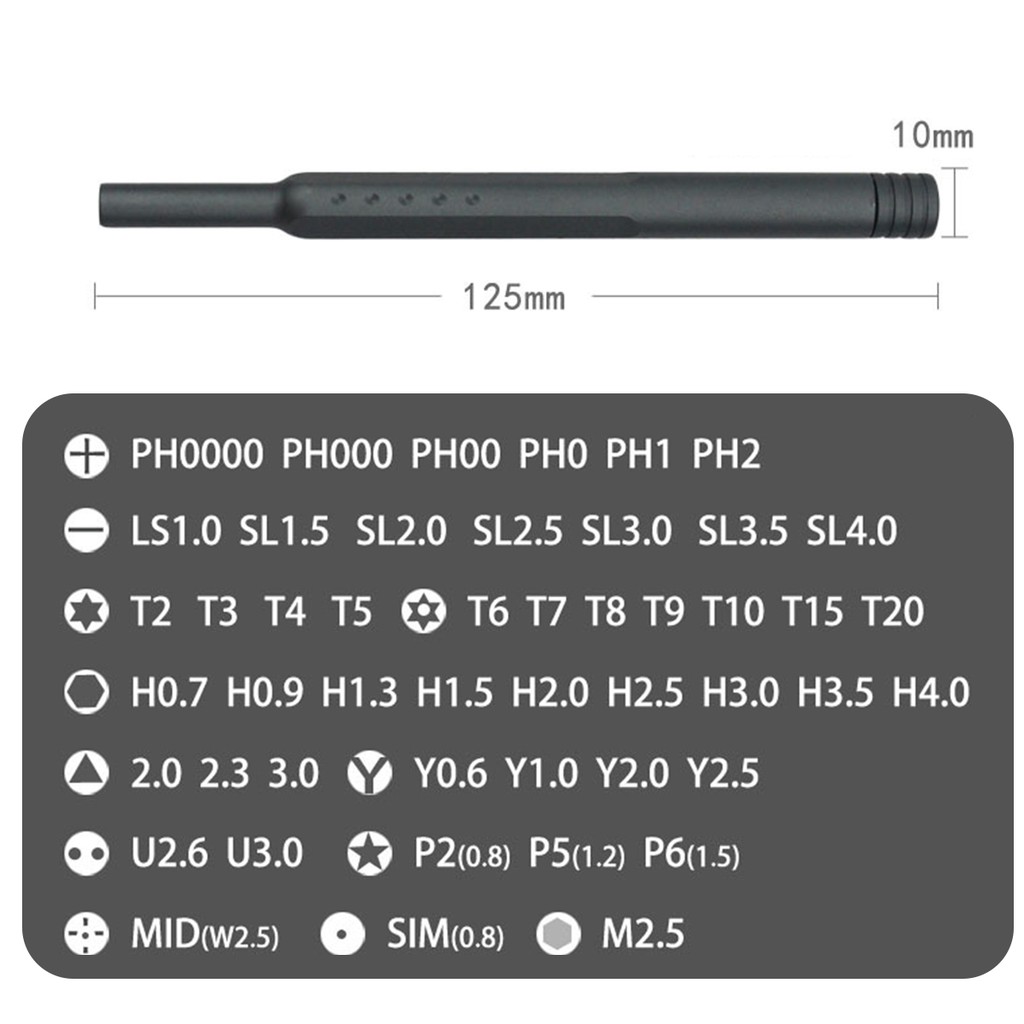 thumbnail image 2 of 48-Piece Kingsdun Magnetic Screwdriver Set With Alloy Case – For Xiaomi MiJia Repairs 2 of 6