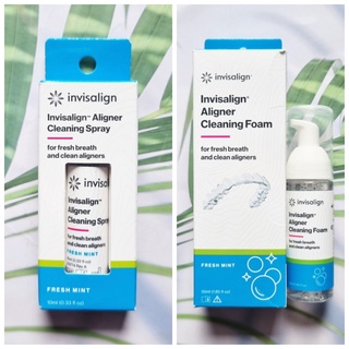 (Invisalign®) Aligner Cleaning, Freah Mint, Foam 55ml / Spray 10ml โฟม, สเปรย์ ทำความสะอาดอุปกรณ์จัดฟัน