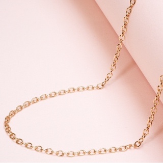 Grace Fine Jewelry สร้อยคอทอง 9K Oval Chain