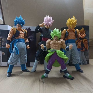 โมเดลฟิกเกอร์ Dragon Ball Super Gogeta Goku Black ROS Zamasu Three Brothers ของเล่นสําหรับเด็ก