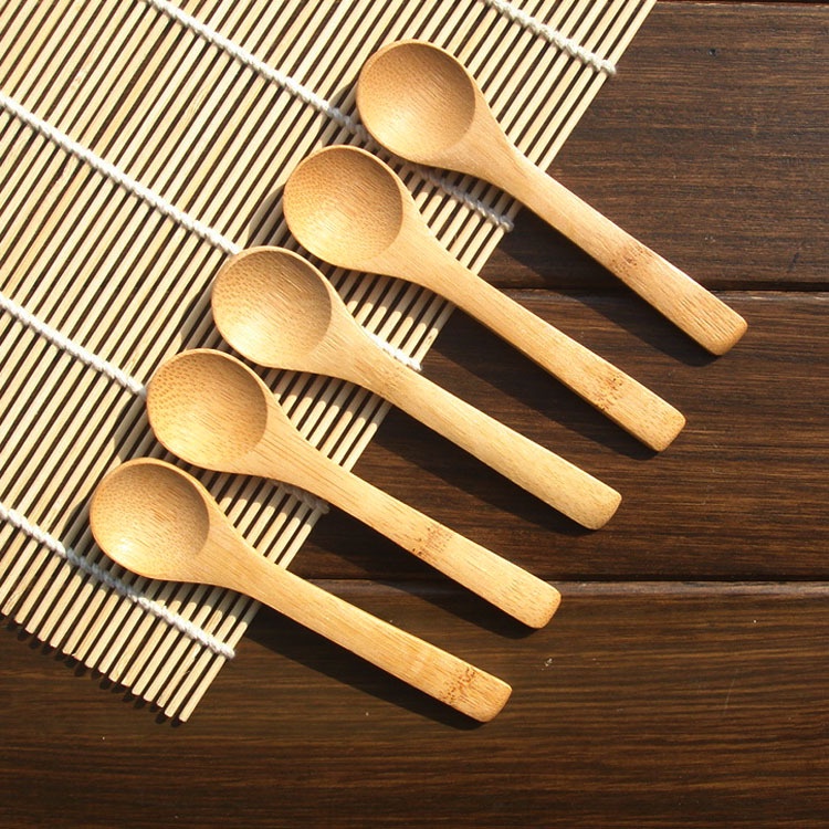 ช้อนไม้ 13เซนแบบหนา ช้อนชา ช้อนกาแฟ พร้อมส่งจากกทม