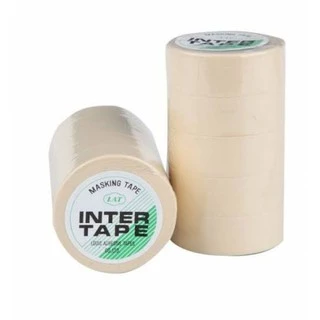 NP-101 กระดาษกาวย่นพ่นสี INTER ขนาด 3/4” ยาว 10 หลา กระดาษกาว เทปย่นพ่นสี